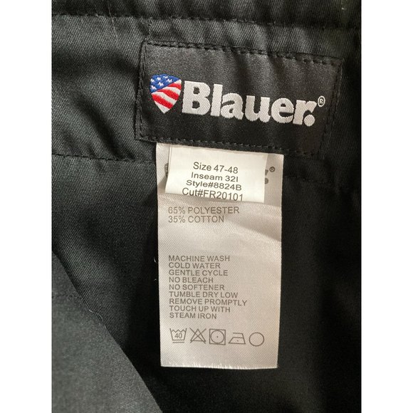 Mens Tactical Blauer Black Uniform Pants Cotton Blend Style 8824B Size 47-48 - Picture 3 of 3